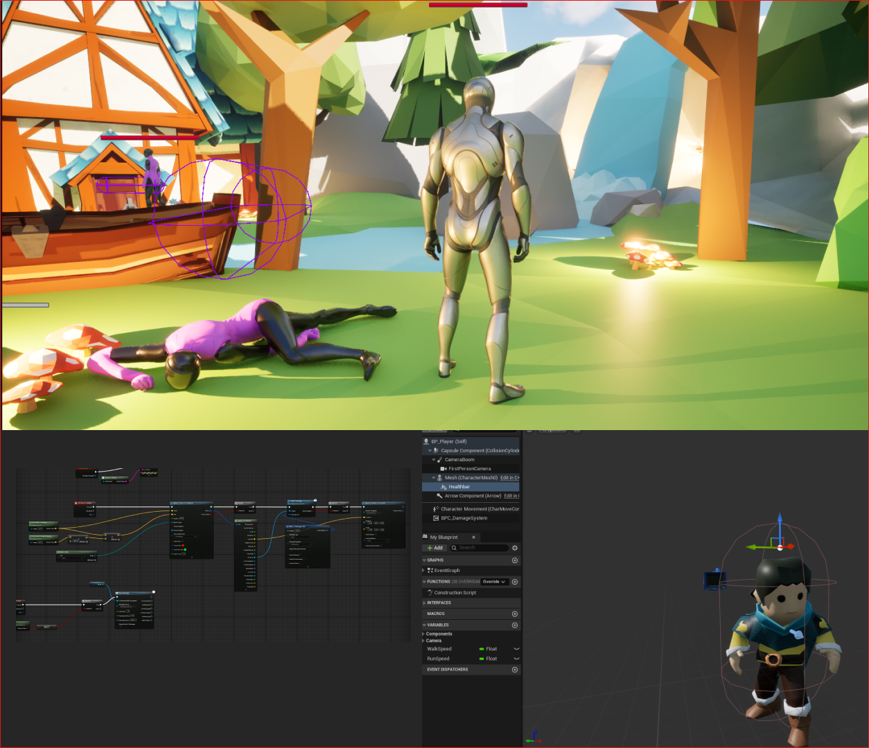 
      
        <p>To help users learn what to do and know when they win, we decided to add screens that trigger for various events.</p>
        <p><b>HMI</b>... create screens that are triggered in different events to show users the map, instructions and the win screen</p>

        <p><b>Plan:</b> Follow logic from the previous dialogue system set-up to place screens that Gladdens and I created.</p>

<b>Act:</b>
<ul>
<li>Add image elements to apply vector texture to.</li>
<li>Import vectors and apply “Paper 2D settings” to convert them into Sprites</li>
<li>Apply sprites and typeface changes</li>
<li>Apply onclick functions to the button for the win screen to be wired later</li>
</ul>
<a href='https://www.youtube.com/watch?v=PVLzw8aY48k&ab_channel=RoyalSkies'>YouTube Link</a>