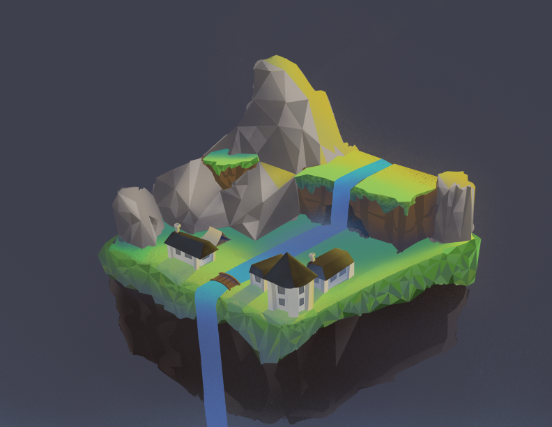 Concept Art of the map that we plan to build
