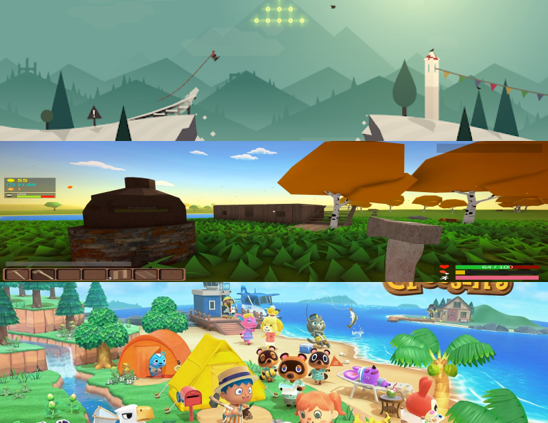 Simple Unreal Engine Game
      with Chill Open World aspects. Similar to Animal Crossing. We enjoyed the idea of making something peace and involved farming and exploration